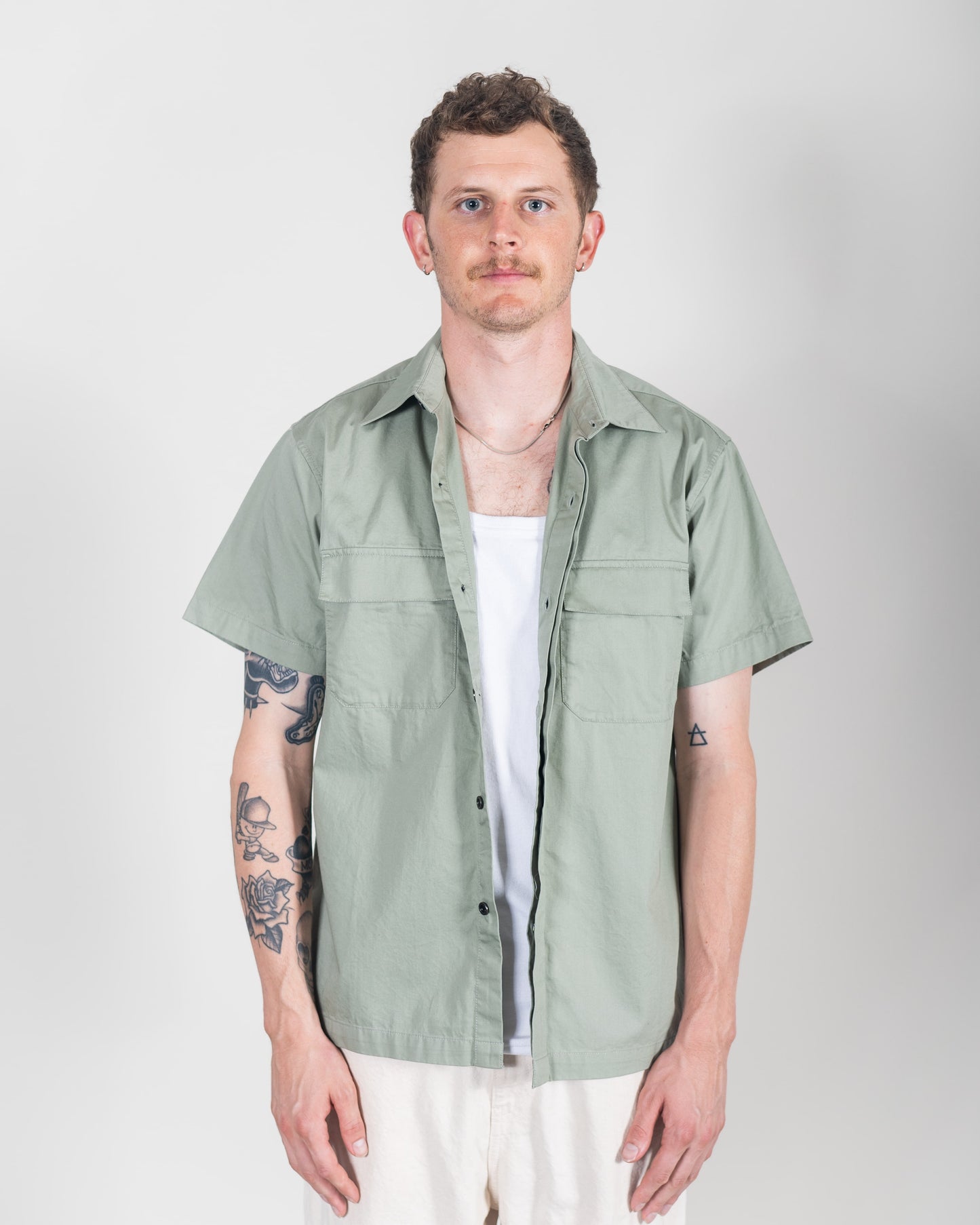GARAGE SHIRT (SEAFOAM)