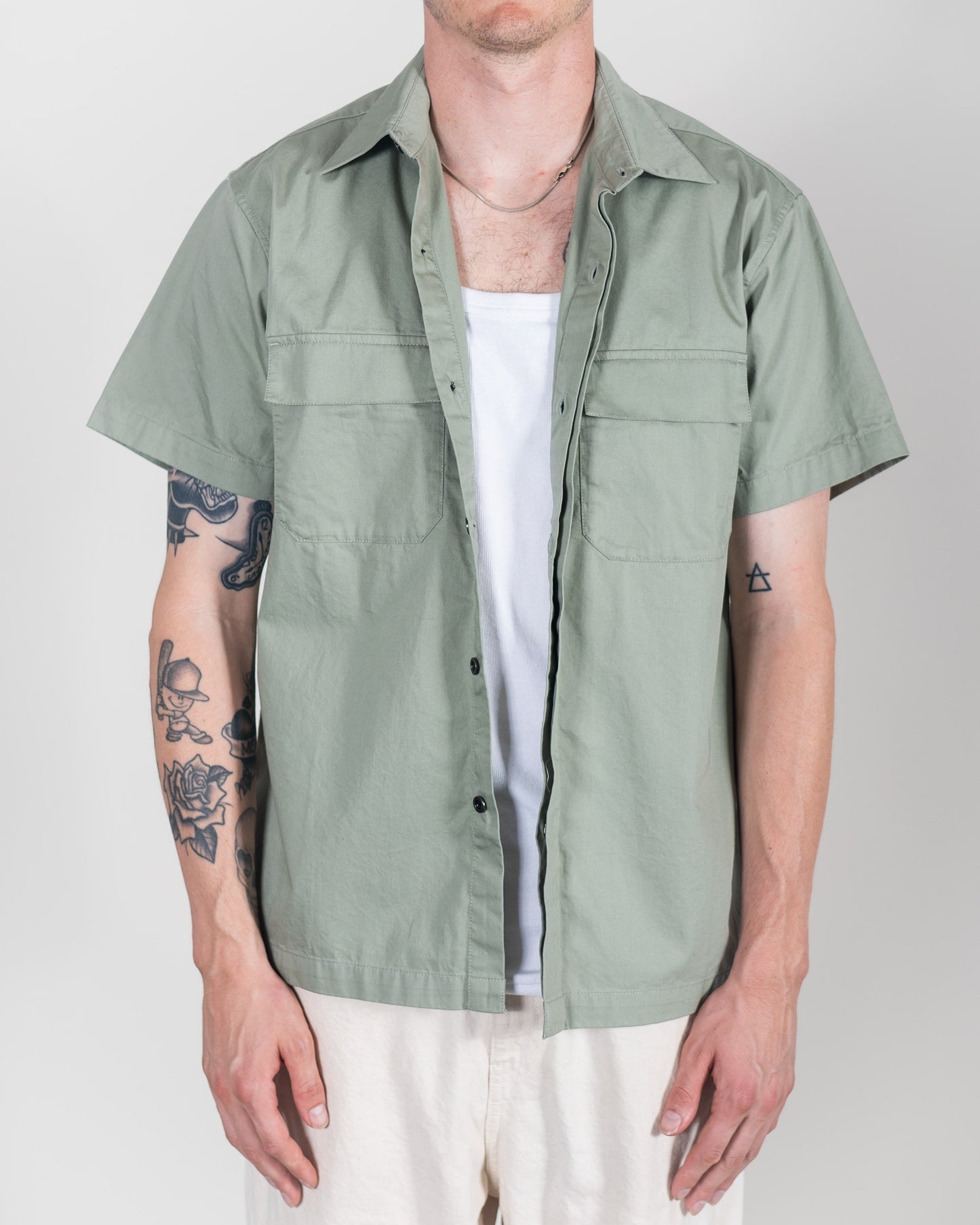 GARAGE SHIRT (SEAFOAM)